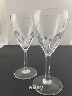 Vintage Baccarat Crystal Genova Port Wine Glasses (set of 2) 6-1/2- Excellent