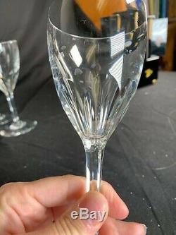 Vintage Baccarat Crystal Wine Glasses Set of 7