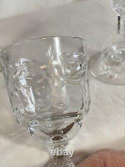 Vintage Fostoria Eaton Pattern Wine Glasses Set of 4