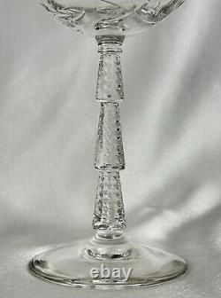 Vintage Set of 12 Nachtmann Traube Clear Cut Crystal Wine Glasses 6H x 3.75W