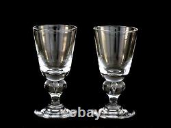 Vintage Steuben Crystal #7877 Teardrop Wine Glasses Set of 4