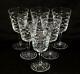 WATERFORD Crystal Set of 6 Claret / Red Wine Glasses TRALEE Excellent