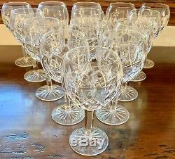 WATERFORD Lismore Balloon Wine Glass Set Of 14