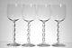 WEDGWOOD Vera Wang Crystal Orient White Wine Glass Set/4 New