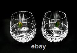 Waterford Barware Stemless Wine Glasses 12oz NWT Set of 4