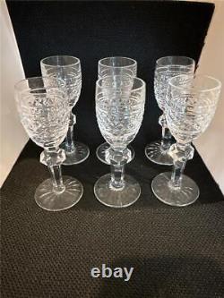 Waterford Castletown Set of 6 5 7/8x 2 1/4 Port Wine Glasses