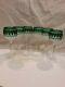 Waterford Clarendon Emerald wine glasses. Set of 6. Used for display only