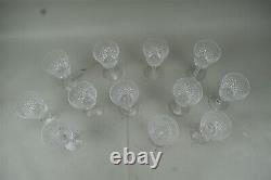 Waterford Crystal Alana Claret Wine Glasses 5.75 Set of 12