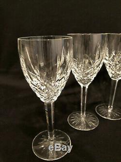 Waterford Crystal Araglin Set Of Six Claret Wine Glasses #6123940600 Never Used