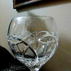 Waterford Crystal CLANNAD Balloon 8 3/4 Wine/water Glasses/GOBLET-SET OF 2