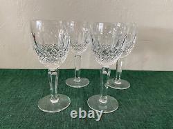 Waterford Crystal COLLEEN Tall Stem Claret Wine Glasses Set of 4