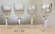 Waterford Crystal Colleen Claret Wine Tall Stem 6 1/2 Set of 4 Mint