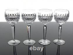 Waterford Crystal Colleen Hock Wine Glasses Set Of 4