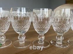 Waterford Crystal Colleen Short Stem 4.5 White Wine Glasses Set of 5