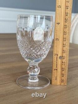 Waterford Crystal Colleen Short Stem 4.5 White Wine Glasses Set of 5