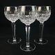 Waterford Crystal Colleen White Wine Glasses Hocks Cut 7 1/2 Stemware Set (3)