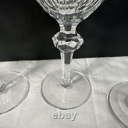 Waterford Crystal Curraghmore 7 1/8 Claret Wine Glasses Set of 4
