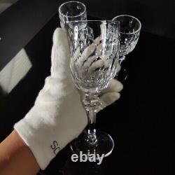 Waterford Crystal Curraghmore Claret Wine Glass Set of 4 7 1/8H