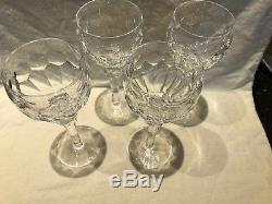 Waterford Crystal Curraghmore Wine Hock 7-1/2 Set of 4