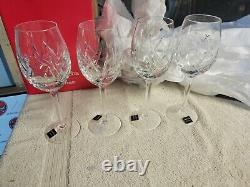 Waterford Crystal John Rocha Seda Wine Glasses Set of 4