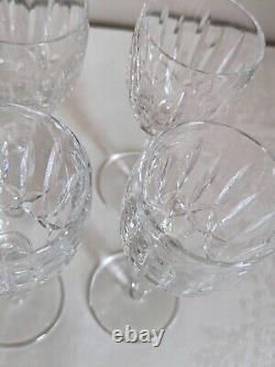 Waterford Crystal KILDARE Claret Wine Glasses Set of 8