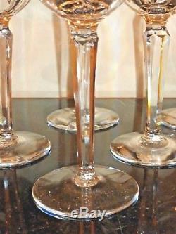 Waterford Crystal Kerry Vintage Set Of 6 Wine Hock Glasses