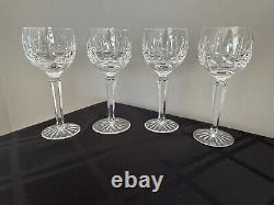 Waterford Crystal Kylemore 7.5 Hock Wine Glasses Set Of 4