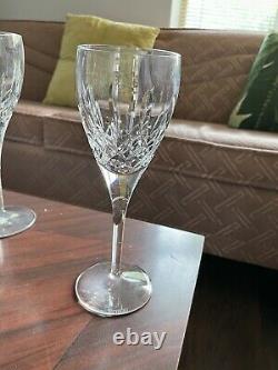 Waterford Crystal LISMORE NOUVEAU Wine Glasses New #136740 Set Of 5