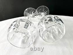 Waterford Crystal Lismore Balloon Wine or Goblet 7 1/8 Set Of Two Vintage