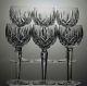 Waterford Crystal Lismore Cut Wine Hock Glasses Set Of 6 7 1/2 Tall 8 Oz