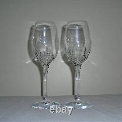 Waterford Crystal Lismore Essence White Wine Glass Set of Two 9 1/2