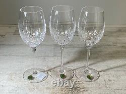 Waterford Crystal Lismore Essence White Wine Set Of 3 New Defects