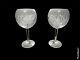 Waterford Crystal Love Millennium 8 Toasting Balloon Wine Goblets Hearts Set 2