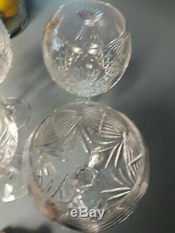 Waterford Crystal MILLENNIUM SERIES BALLOON WINE GOBLETS SET OF 4