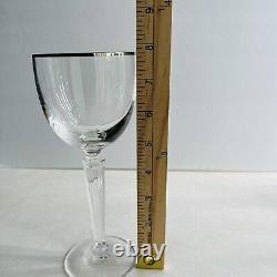 Waterford Crystal Metropolitan Platinum Set Of 4 Wine Glasses