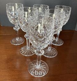 Waterford Crystal Powerscourt Goblet Wine Water Glass Set of Six