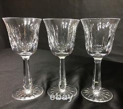 Waterford Crystal Roscrea Claret Wine Glasses Goblets Set of 5 Bundle Lot 6 7/8