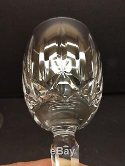 Waterford Crystal Set Of 4 Kildare 6-1/2 Claret Wine Glasses Signed