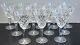 Waterford Crystal TYRONE 6.5 Wine Glasses Criss-Cross Set of 12