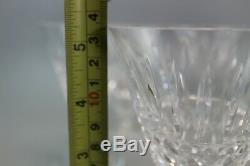 Waterford Crystal Tramore Cut Claret Wine Glasses Set Of 6- 5 1/4 Tall-signed