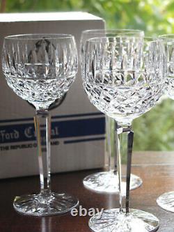 Waterford Crystal Tramore Hock Wine Glass Set of 6 Mint Vintage in Original Box
