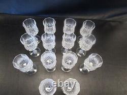 Waterford Crystal Wine Glass Set Of (14) 7 1/4 H