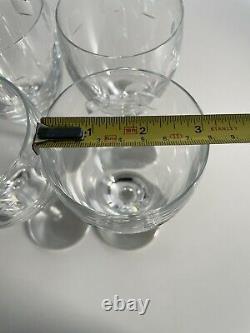 Waterford Crystal Wine Glasses John Rocha Geo Design Set of 4