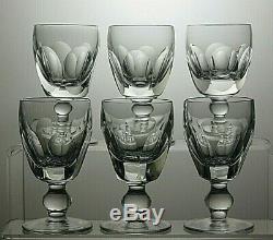Waterford Crystalkathleen / Sheila Cut Port Wine Glasses Set Of 6 4tall
