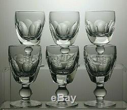 Waterford Crystalkathleen / Sheila Cut Port Wine Glasses Set Of 6 4tall