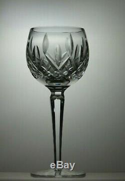 Waterford Crystallismore Cut Wine Hock Glasses Set Of 6 7 1/2 Tall