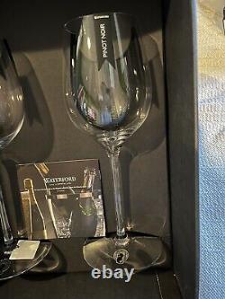 Waterford ELEGANCE Pinot Noir Crystal 18.6 oz Wine Glass Set 2pc BNWB
