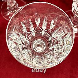 Waterford Kylemore Crystal Claret Wine Glasses Set Of 8