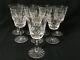 Waterford Linsmore Claret Crystal Wine Glasses 5.75 Set of 6