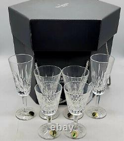 Waterford Lismore Celebration Gift Set of 6 Crystal Glasses in Box